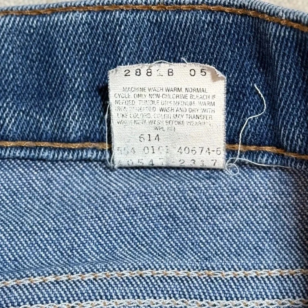 Levis 547 Jeans 32x30 Vintage Blue Cotton Poly USA Made